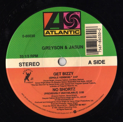 Greyson & Jasun : Get Bizzy / No Shortz (12", Single)