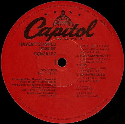 Gonzalez : Haven't Stopped Dancin' (LP, Album)