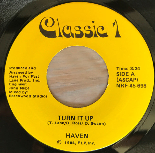 Haven (5) : Turn It Up / Get Ready (7", Single)
