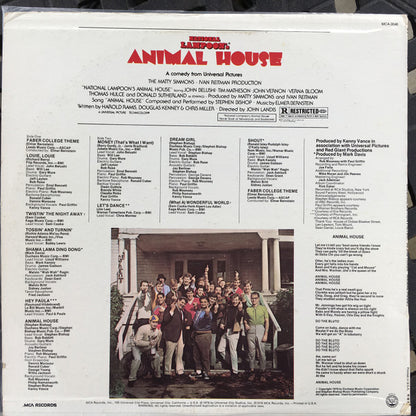 Various : National Lampoon's Animal House (Original Motion Picture Soundtrack) (LP, Comp, Glo)