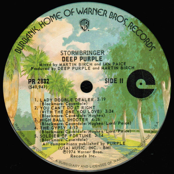 Deep Purple : Stormbringer (LP, Album, Pit)