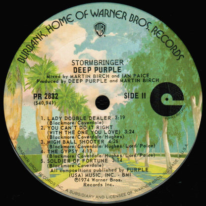 Deep Purple : Stormbringer (LP, Album, Pit)
