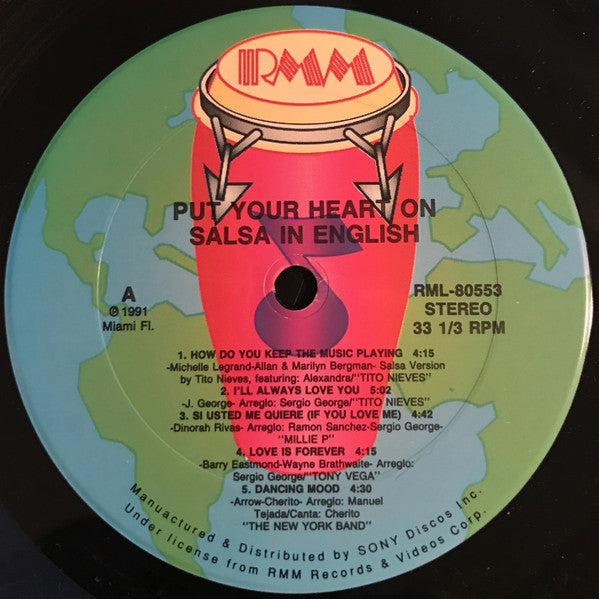 Various : Put Your Heart On Salsa In English (LP, Album, Comp)