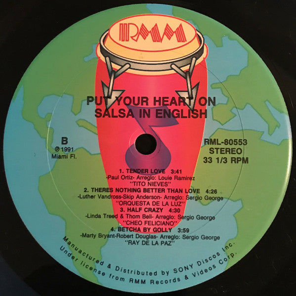 Various : Put Your Heart On Salsa In English (LP, Album, Comp)