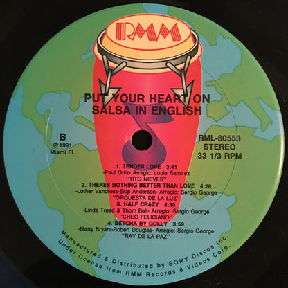 Various : Put Your Heart On Salsa In English (LP, Album, Comp)