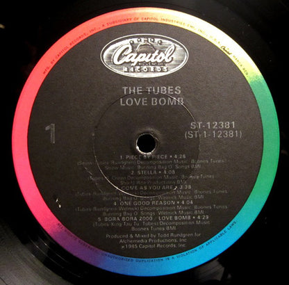 The Tubes : Love Bomb (LP, Album, Jac)