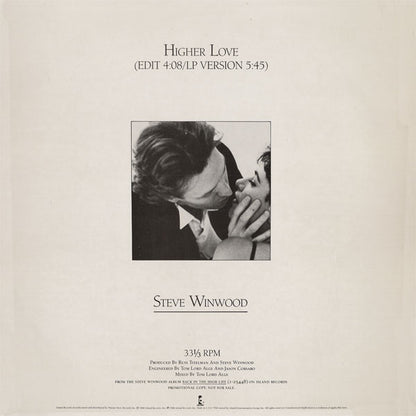 Steve Winwood : Higher Love (12", Promo)