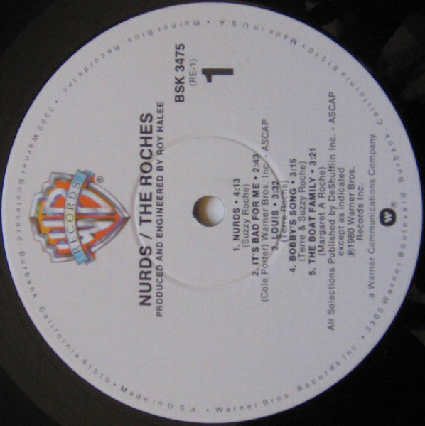 The Roches : Nurds (LP, Album, RE, Win)
