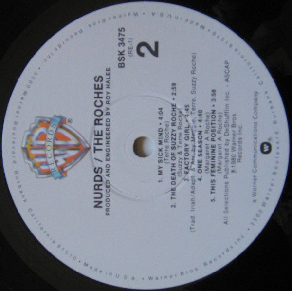 The Roches : Nurds (LP, Album, RE, Win)