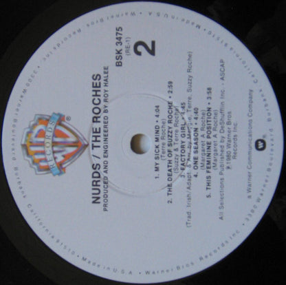 The Roches : Nurds (LP, Album, RE, Win)