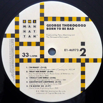 George Thorogood & The Destroyers : Born To Be Bad (LP, Album, Spe)