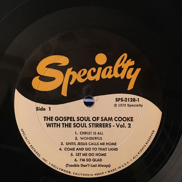 Sam Cooke With The Soul Stirrers : The Gospel Soul Of Sam Cooke With The Soul Stirrers Vol. 2 (LP, Comp, RE)
