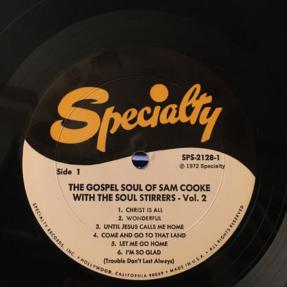 Sam Cooke With The Soul Stirrers : The Gospel Soul Of Sam Cooke With The Soul Stirrers Vol. 2 (LP, Comp, RE)