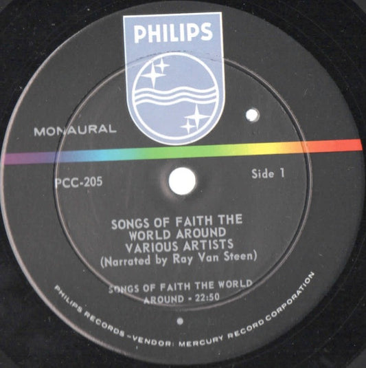 Various : Songs Of Faith The World Around (LP, Album, Mono)