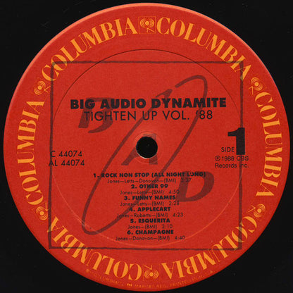 Big Audio Dynamite : Tighten Up Vol. '88 (LP, Album, Car)