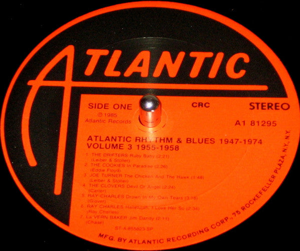 Various : Atlantic Rhythm And Blues 1947-1974 (Volume 3 1955-1958) (2xLP, Comp, Club, CRC)