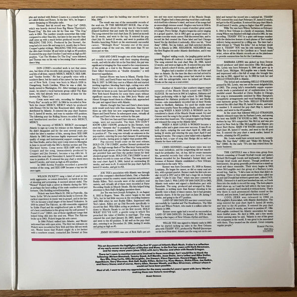 Various : Atlantic Rhythm And Blues 1947-1974 (Volume 5 1962-1966) (2xLP, Comp, Club, CRC)