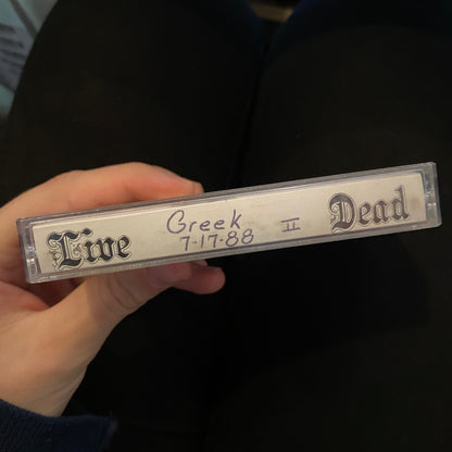 The Grateful Dead - Greek Berkley, CA 7/17/1988 (Pt. 2) (Bootleg Cassette)