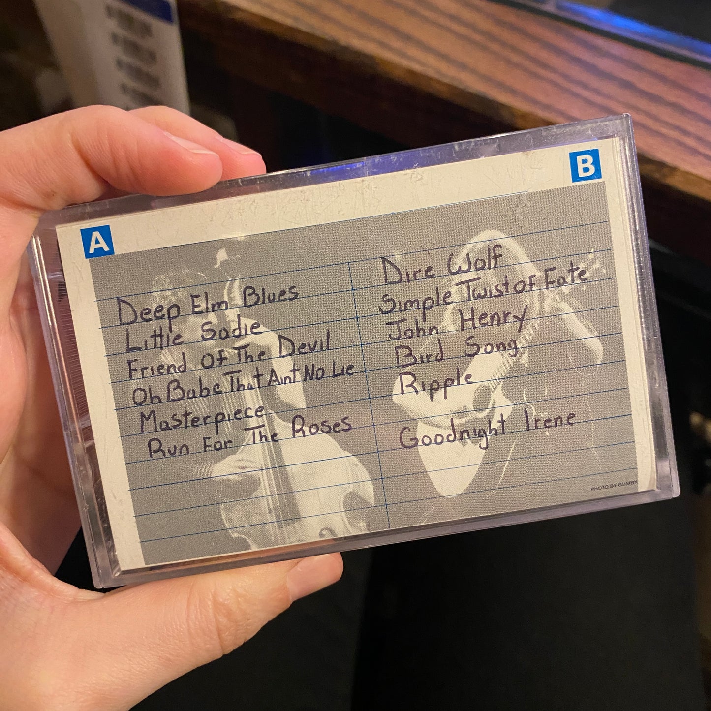 The Jerry Garcia Band - The Ritz 1/27/1986 (Bootleg Cassette)