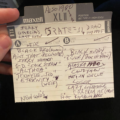 The Grateful Dead - Jerry Garcia's Last Show 7/1995 (Bootleg Cassette)