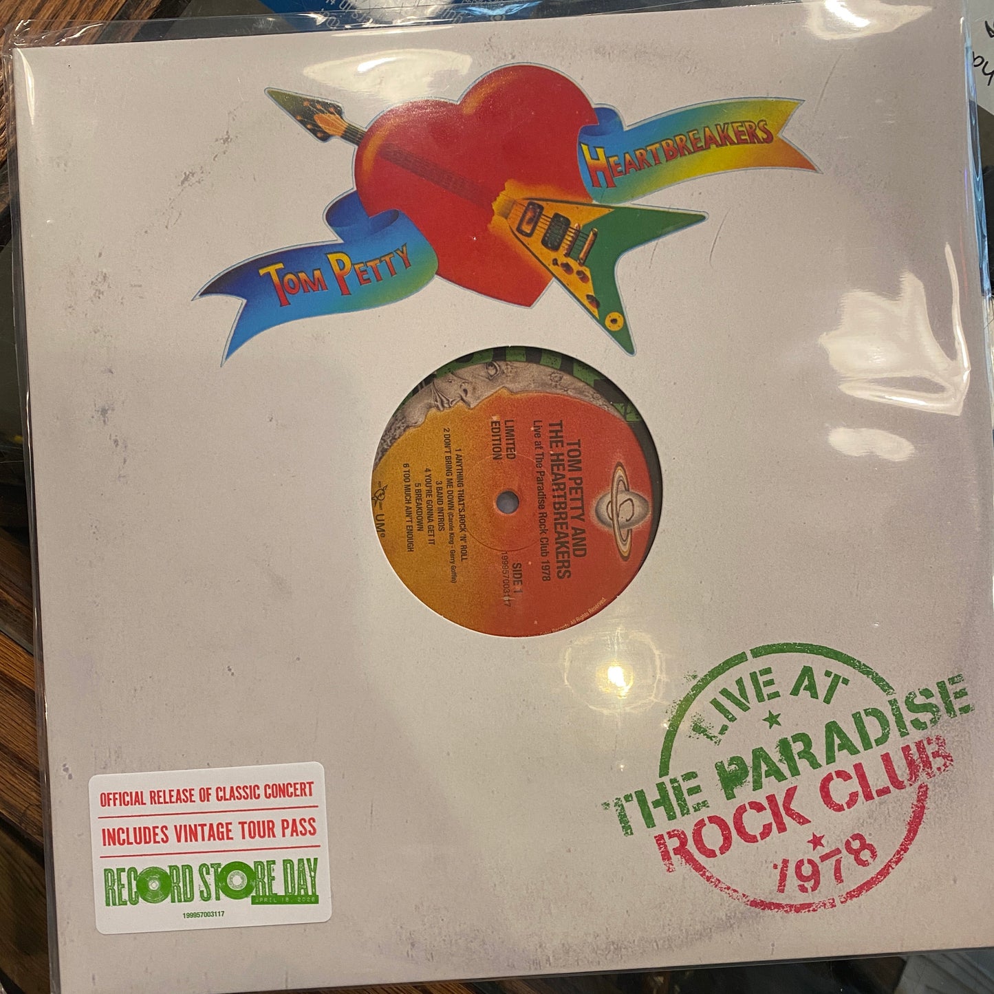 Tom Petty & The Heartbreakers - July 16, 1978 - Paradise Theater, Boston, MA (RSD 2026)