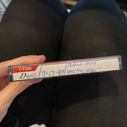 The Grateful Dead - Alpine Valley, East Troy, WI 7/17/1989 (Bootleg Cassette)