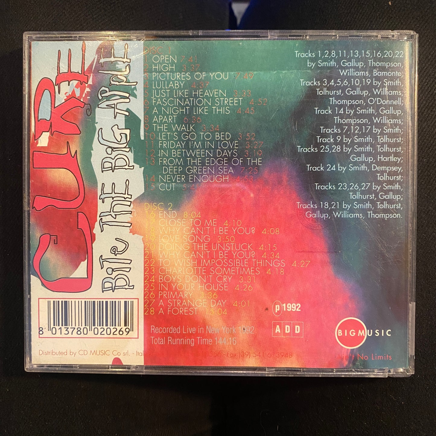 The Cure – Bite The Big Apple