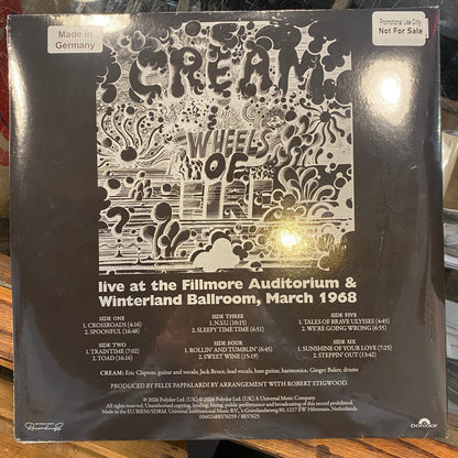 Cream - Wheels Of Fire: Live At The Fillmore and Winterland (RSD 2026)