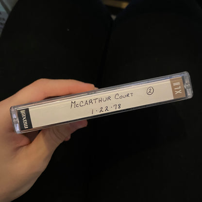 The Grateful Dead - McArthur Court, OR 1/22/1978 (Pt. 2) (Bootleg Cassette)