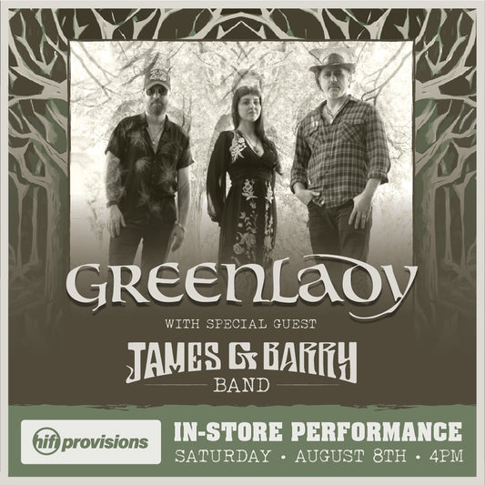 Greenlady w/ Special Guest James G Barry Band @ Hifi Provisions