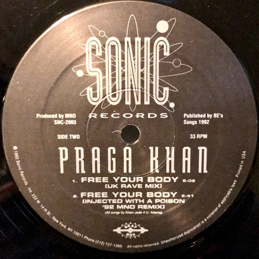 Praga Khan Featuring Jade 4U : Free Your Body (12")
