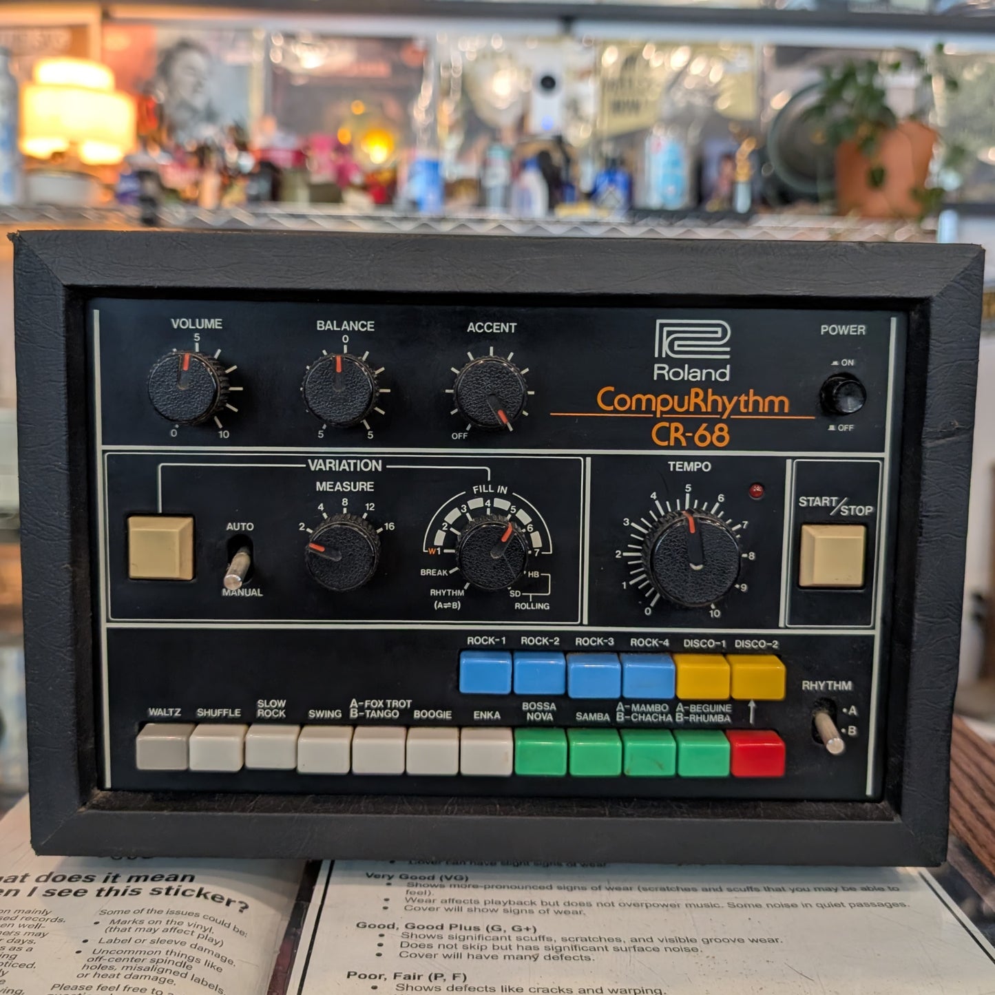 Vintage Roland CompuRhythm CR-68 - Drum Machine