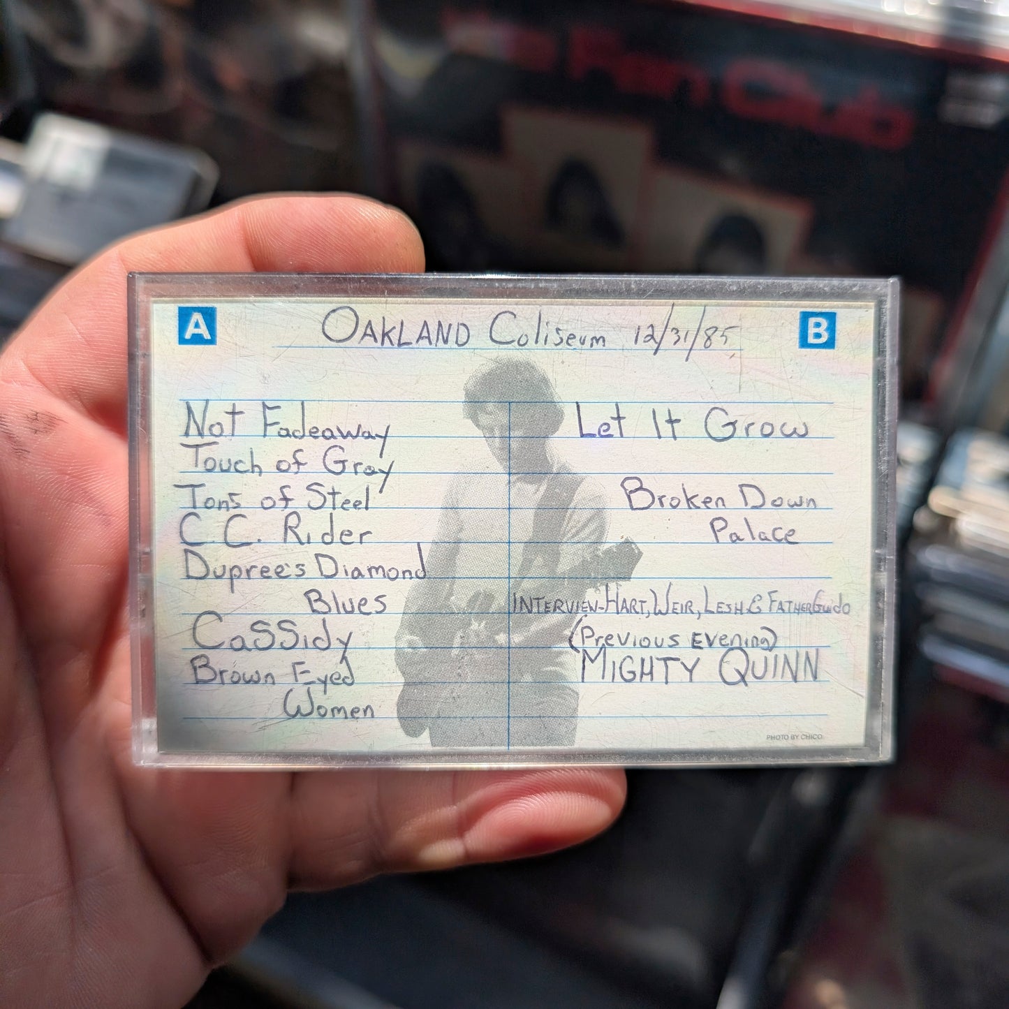 The Grateful Dead - Oakland Coliseum 12/31/85 Part I (Bootleg Cassette)