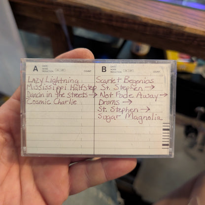 The Grateful Dead - Capital Centre 9/25/76 Set II (Bootleg Cassette)