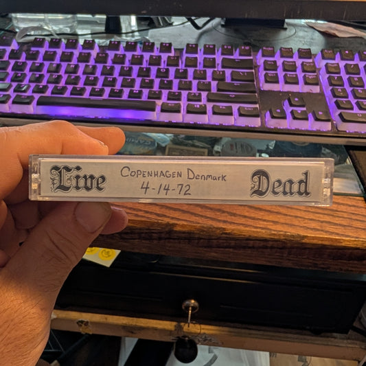 The Grateful Dead - 4/14/72 Tivoli Theater Copenhagen (Bootleg Cassette)