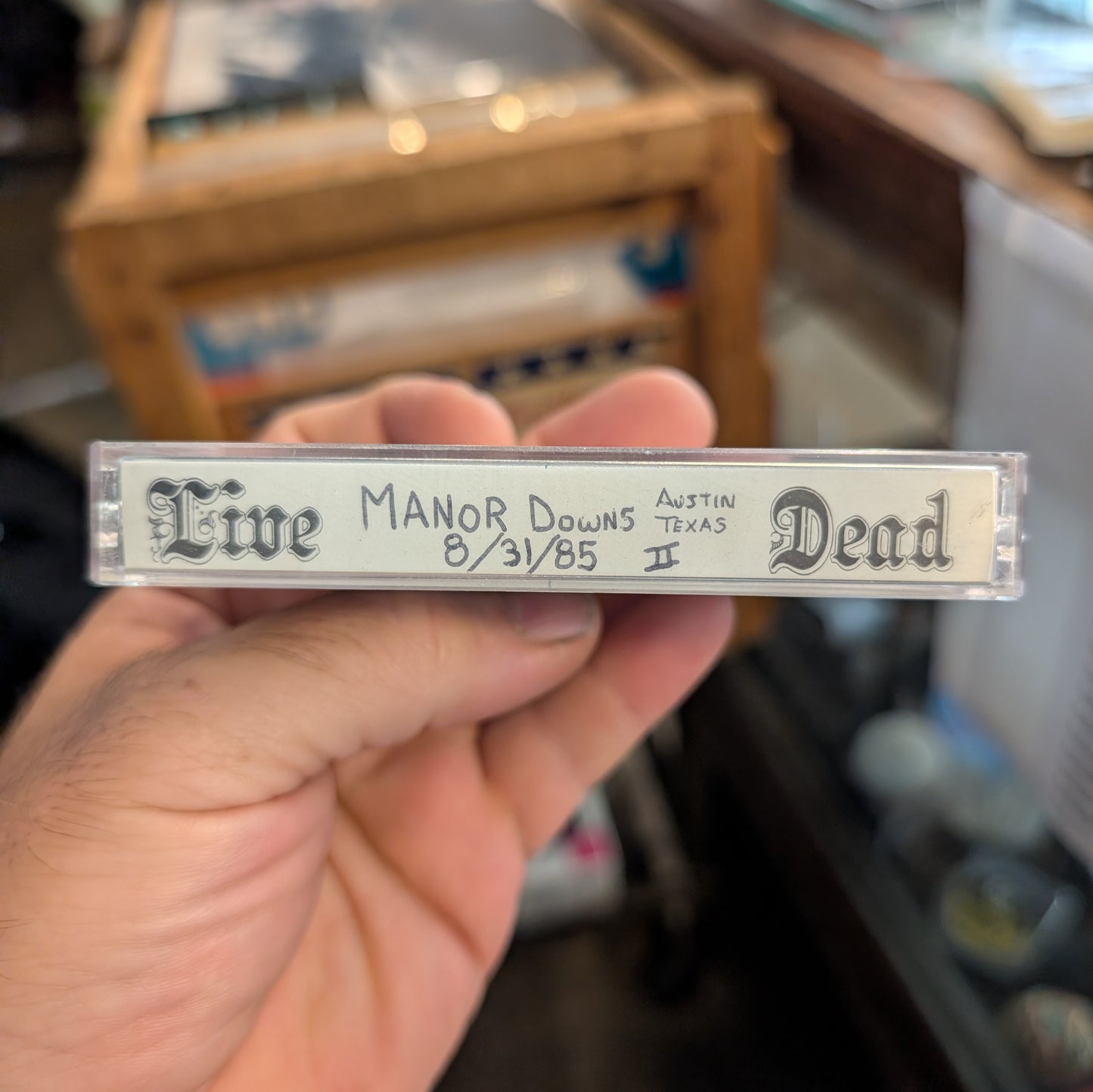 The Grateful Dead - 8/31/85 Manor Downs II (Bootleg Cassette)