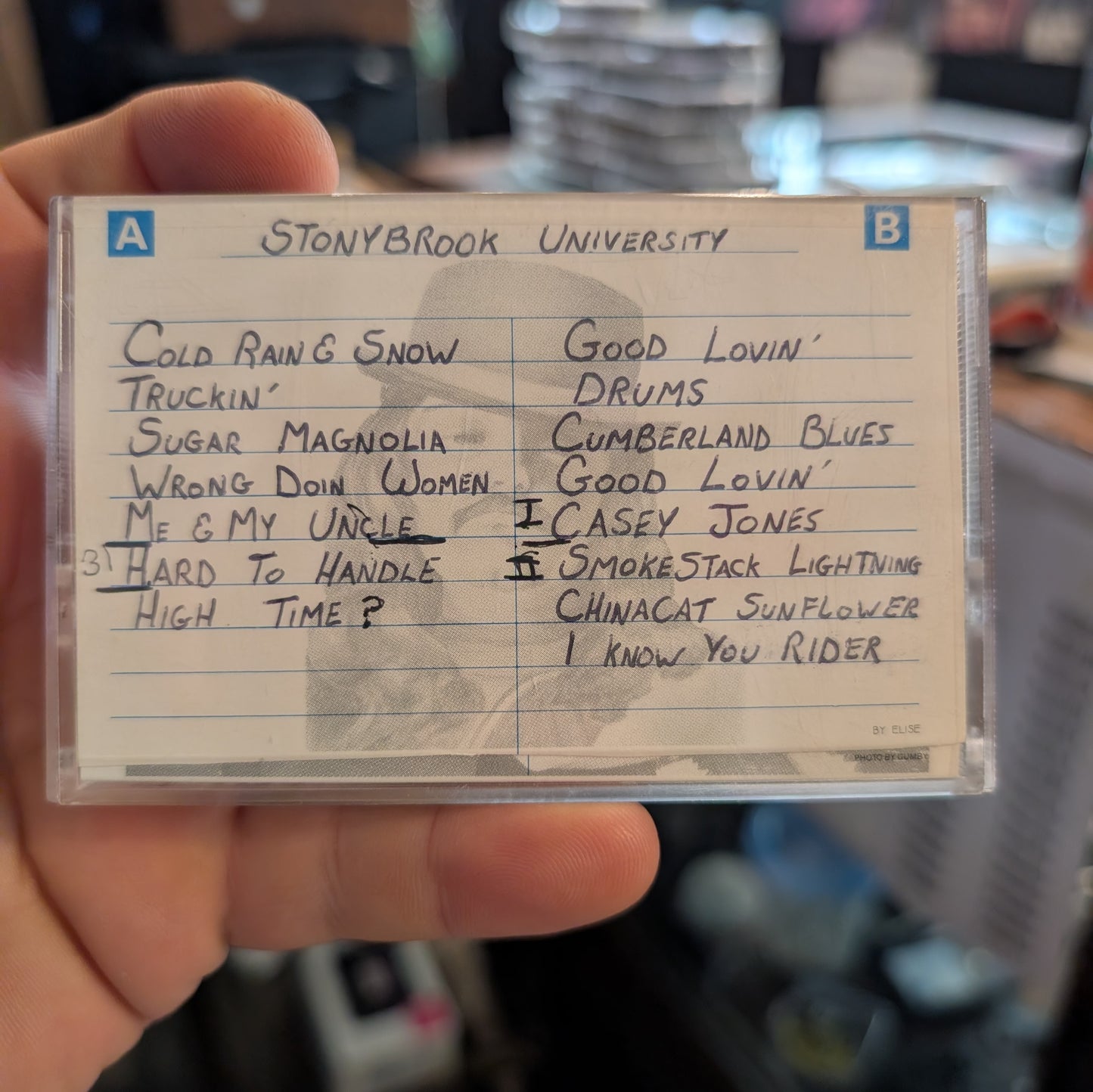 The Grateful Dead - 10/30/70 Pritchard Gym, S.U.N.Y.(Bootleg Cassette)