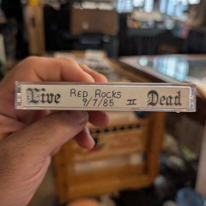 The Grateful Dead - 9/07/85 Red Rocks Amphitheatre (Bootleg Cassette)