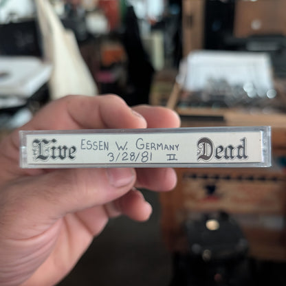 The Grateful Dead - 3/28/81 Gruga Halle Essen, Germany (Bootleg Cassette)