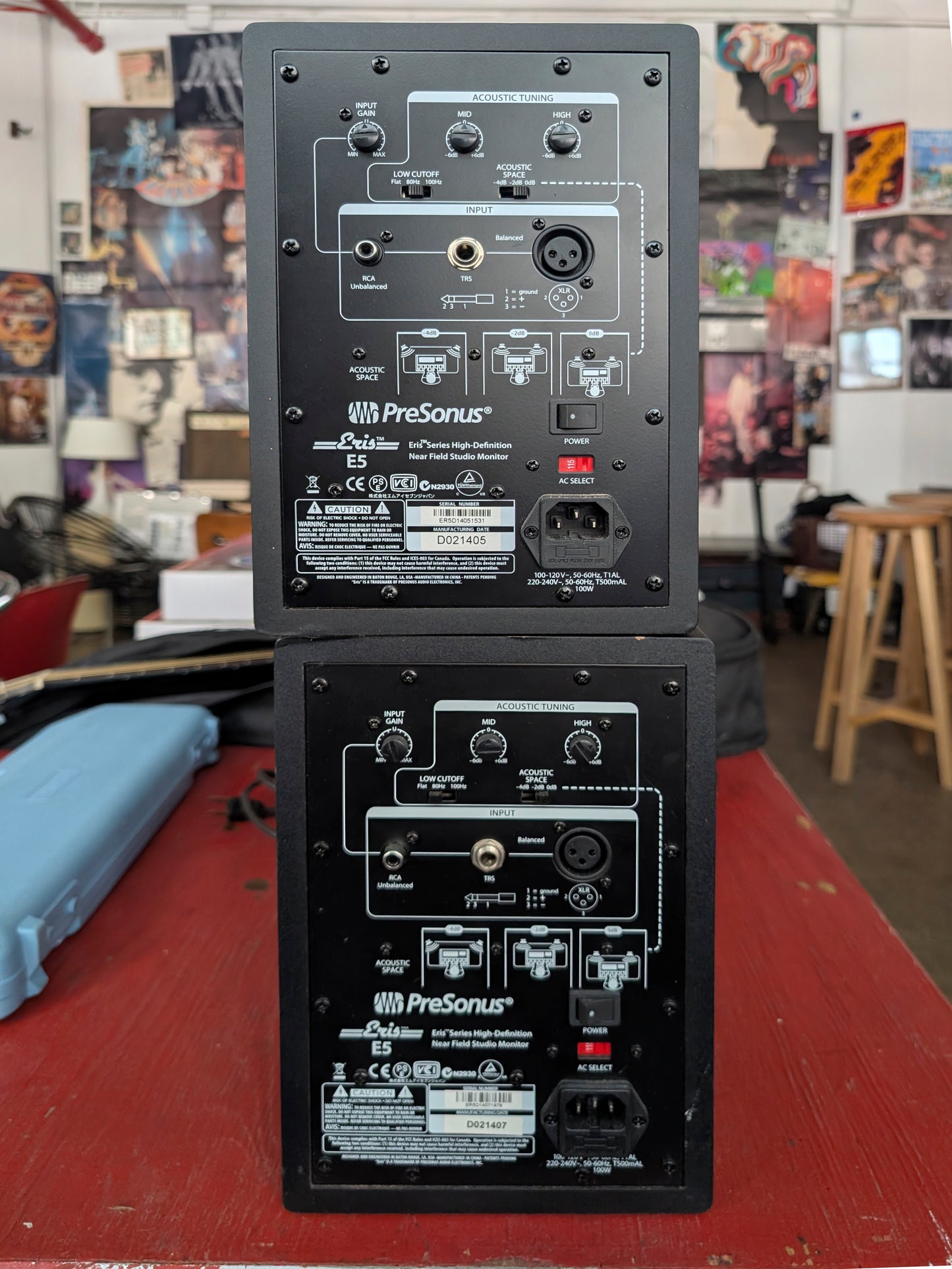 PreSonus Eris E5 2-Way 5.25" Near Field Studio Monitor (PAIR) ***PICK-UP ONLY***