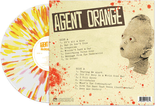 Agent Orange - Bloodstains (Colored Vinyl, Orange, Limited Edition)
