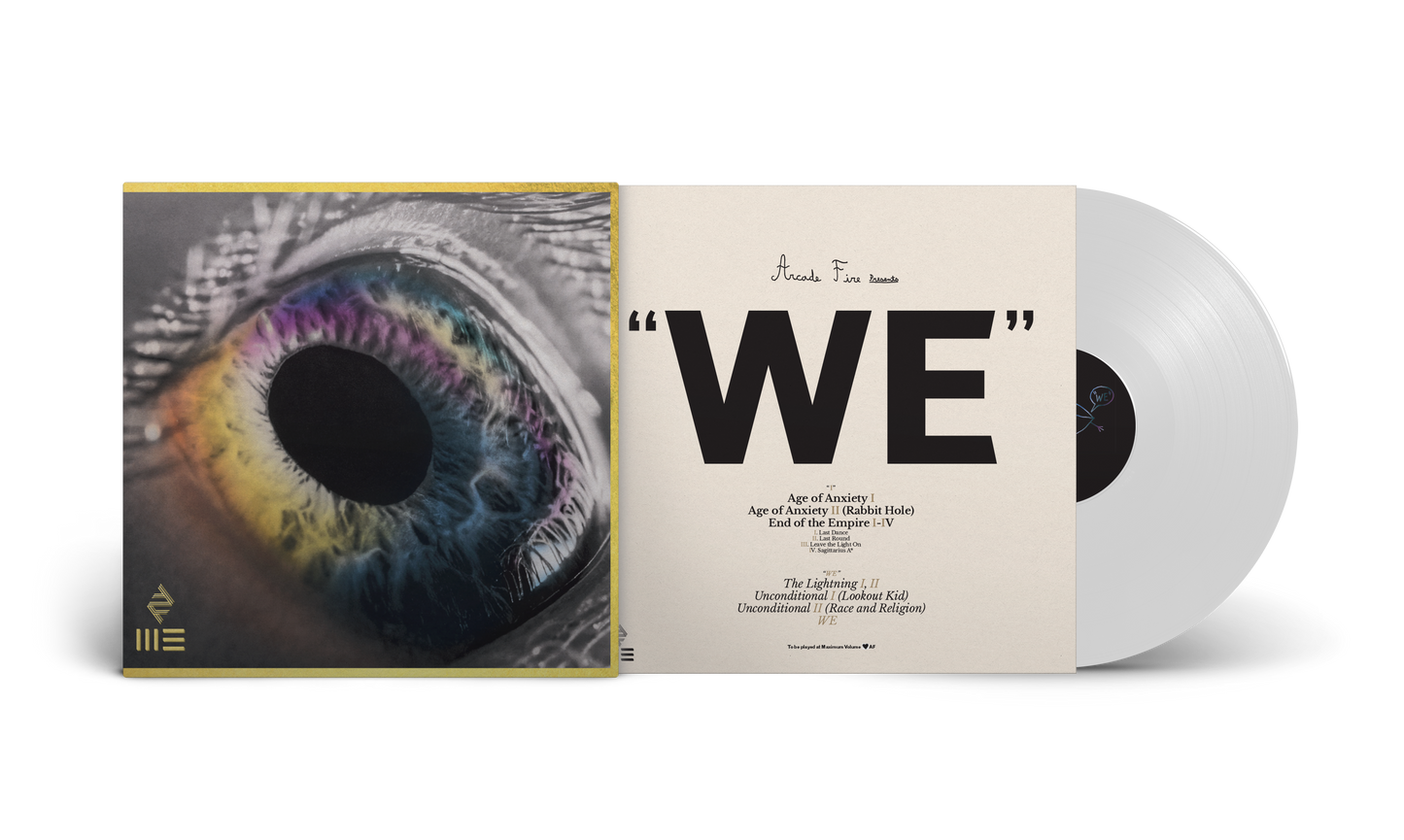 Arcade Fire - WE (Colored Vinyl, White, 180 Gram Vinyl, Gatefold LP Jacket, Poster)