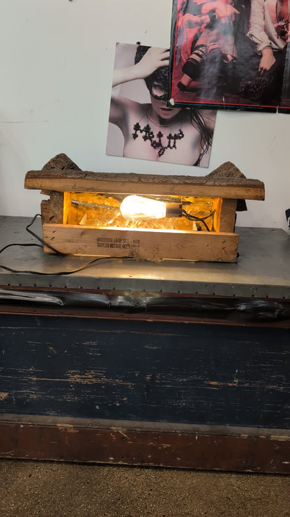 Vintage Electric Light Up Fireplace with sound and motion! ***PICK-UP ONLY***
