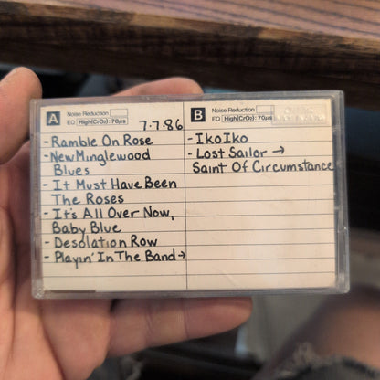 The Grateful Dead - RFK Stadium 7/07/86 (Bootleg Cassette)