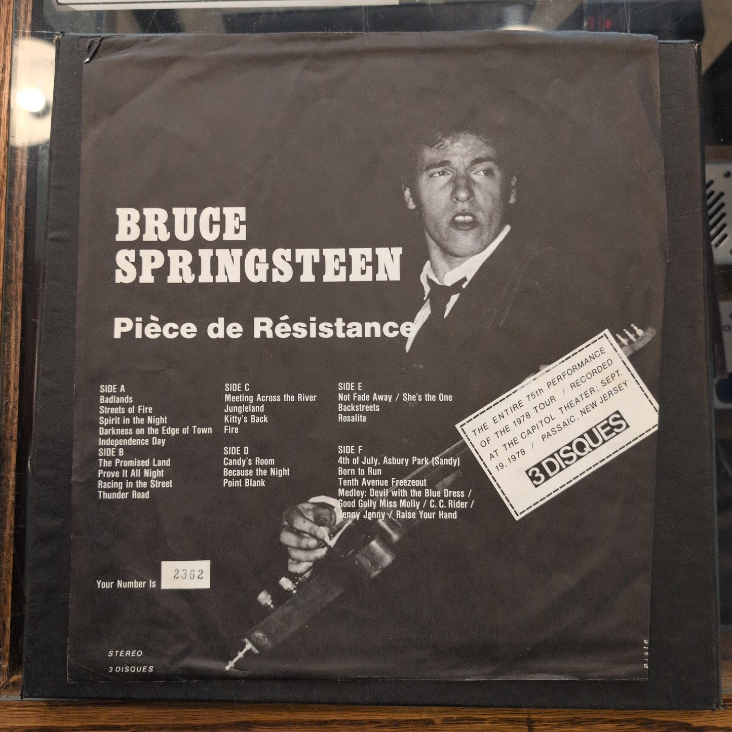 Bruce Springsteen – Pièce De Résistance