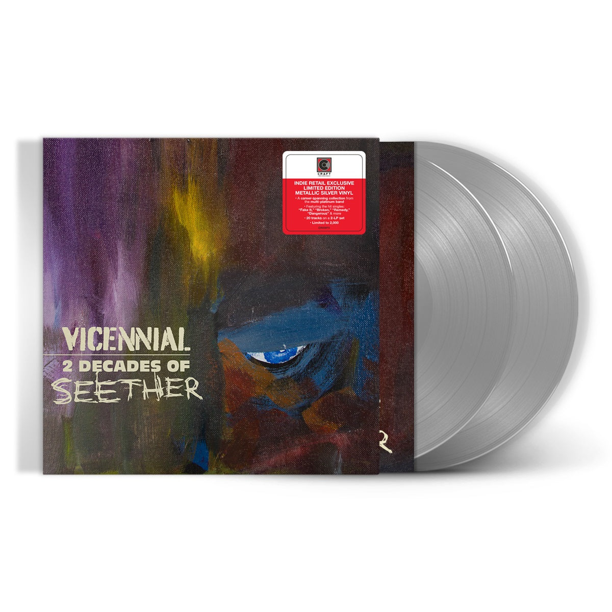 Seether - Vicennial - 2 Decades Of Seether (Limited Edition, Gatefold LP Jacket, Colored Vinyl, Indie Exclusive, Smoke) (2 Lp's)