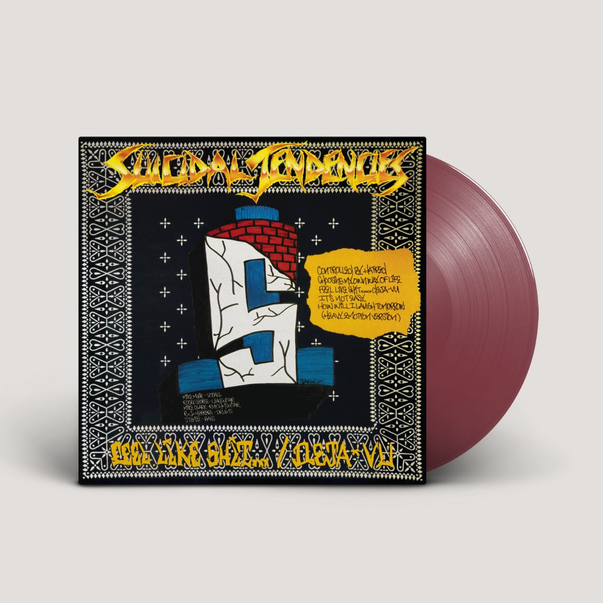 Suicidal Tendencies - Controlled By Hatred/Feel Like Shit...Deja Vu (Indie Excliusive, Friut Punch Colored Vinyl)