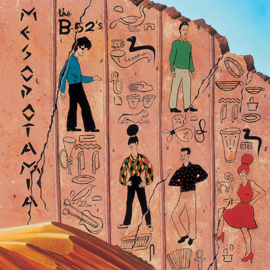 The B-52’s - Mesopotamia (Ultra Clear w/ Orange Splatter Vinyl) (Rocktober Exclusive)