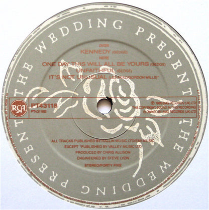 The Wedding Present : Kennedy (12", Single)