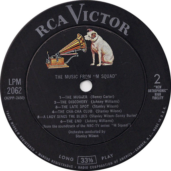 Stanley Wilson : The Music From "M Squad" (LP, Album, Mono, Ind)